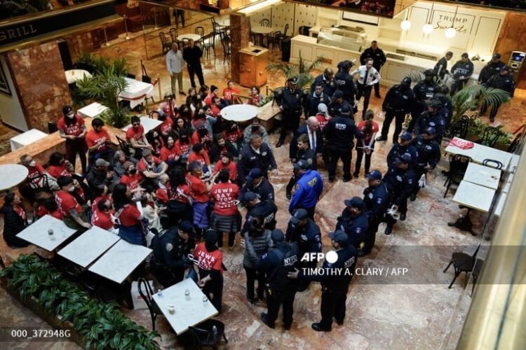 Los activistas ingresaron a las Torres Trump