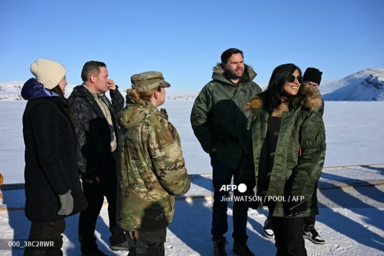 El vicepresidente estadounidense visitó Groenlandia