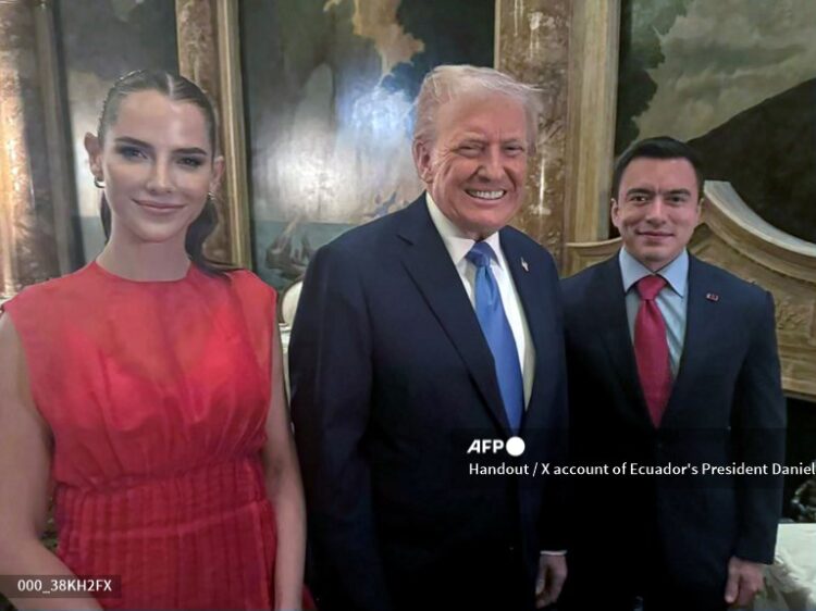 Noboa se reunió con Trump