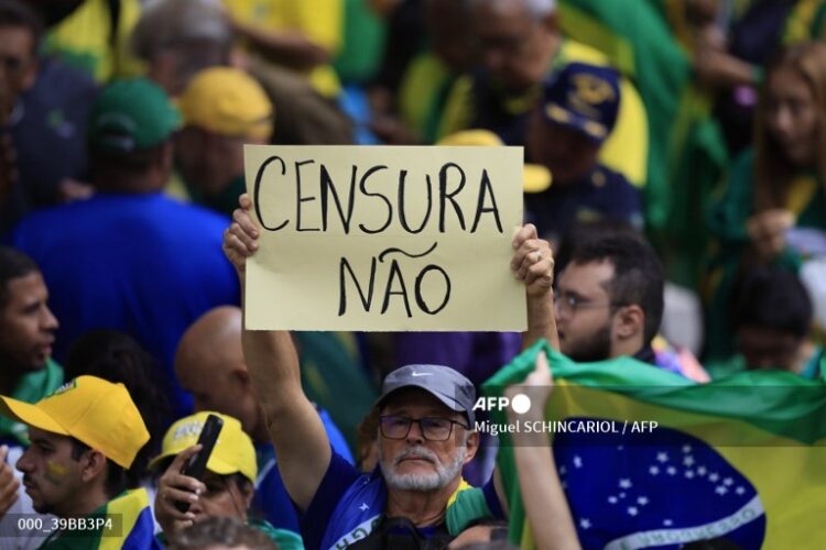 Los seguidores de Bolsonaro marcharon hoy