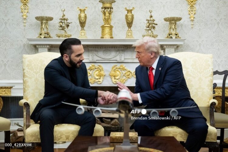Trump recibió a Bukele en la Casa Blanca