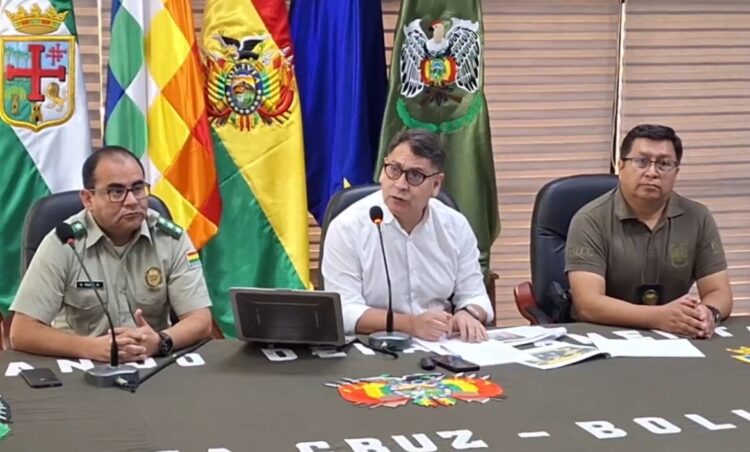 El viceministro Jhonny Aguilera dio un informe del caso