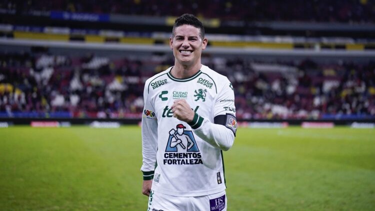 James Rodríguez despierta sensaciones en su primer juego como local con León en México