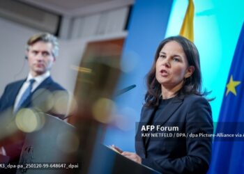 La jefa de la diplomacia alemana, Annalena Baerbock