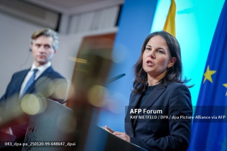La jefa de la diplomacia alemana, Annalena Baerbock
