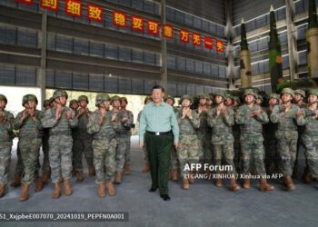 Xi Jinping visitó al ejército