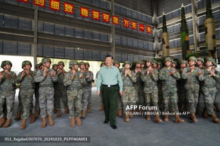 Xi Jinping visitó al ejército