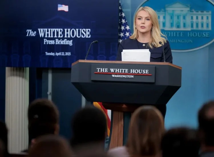 La portavoz de la Casa Blanca, Karoline Leavitt