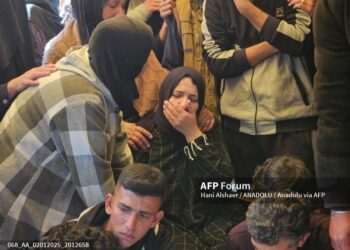 Ahora el frío 'ataca' a los desplazados en Gaza