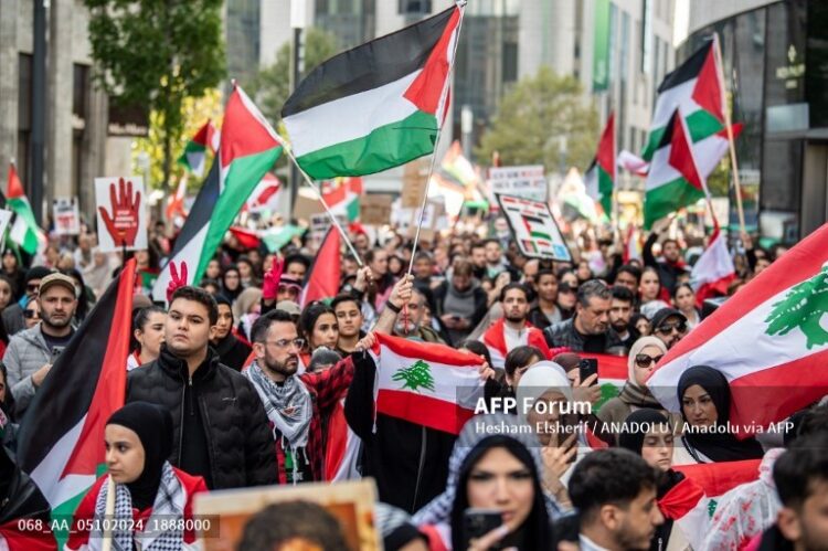 Marchas piden el fin de la guerra en Gaza