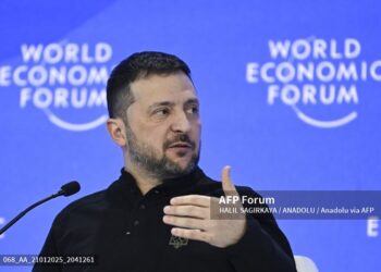 Zelensky participó en el Foro de Davos