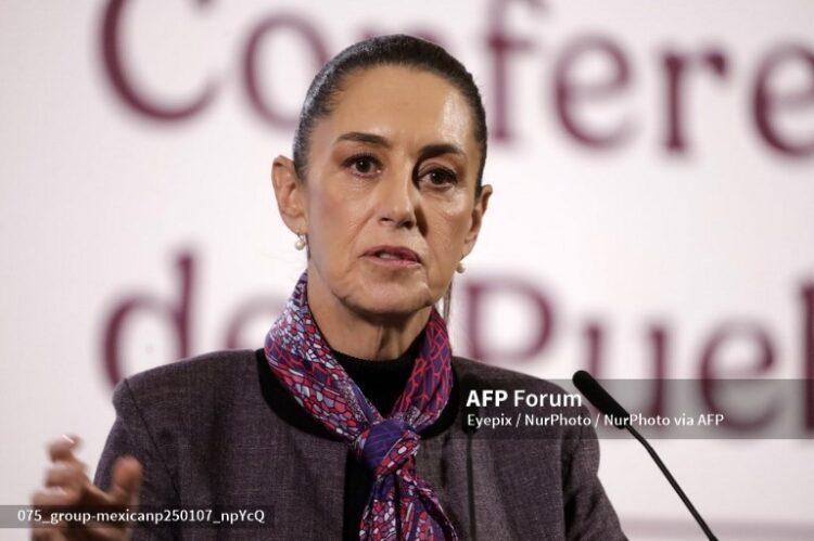 La presidenta mexicana Claudia Sheinbaum
