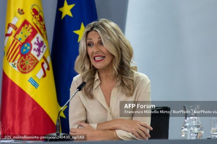 Yolanda Díaz, ministra de Trabajo de España