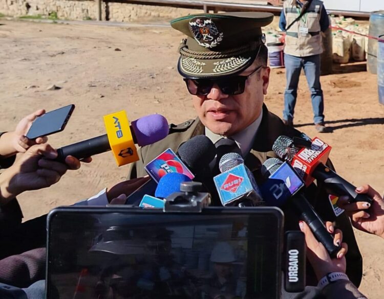 El comandante de la FELCC de El Alto dio el informe
