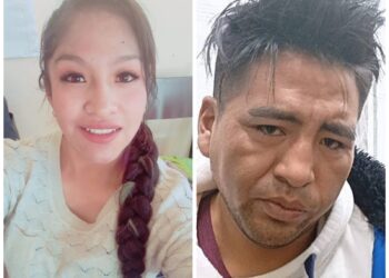 Maily la víctima de feminicidio y el autor del crimen.