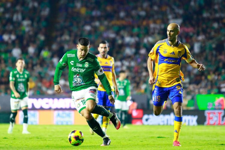 León de James Rodríguez vence a Tigres y se afianza como líder del Clausura mexicano