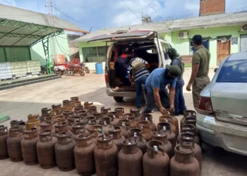 Las garrafas decomisadas
