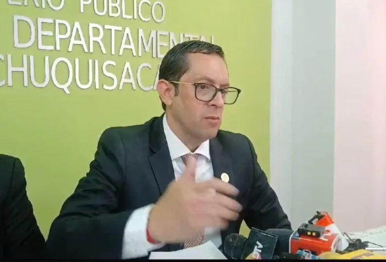 El Fiscal Departamental de Chuquisaca, Mauricio Nava