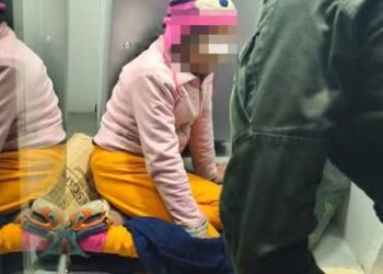La niña fue rescatada por la Policía