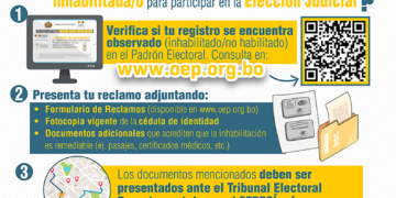 Diez preguntas y respuestas sobre las inhabilitaciones en el padrón electoral para las Elecciones Judiciales