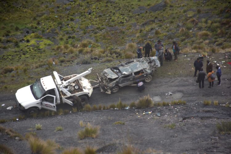El vehículo fue remolcado