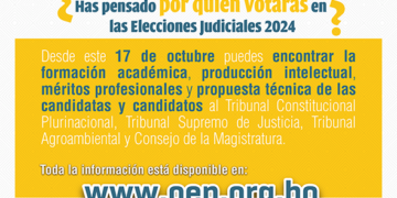 Conoce cómo será la difusión de méritos de las candidatas y candidatos para las Elecciones Judiciales 2024