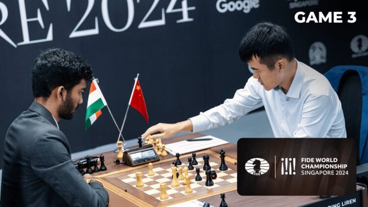 Gukesh empata con Ding en el campeonato del mundo de ajedrez