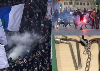 Nueve heridos, uno grave, entre los hinchas de la Real Sociedad agredidos en Roma