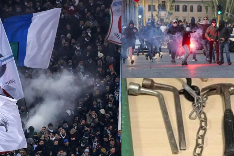 Nueve heridos, uno grave, entre los hinchas de la Real Sociedad agredidos en Roma