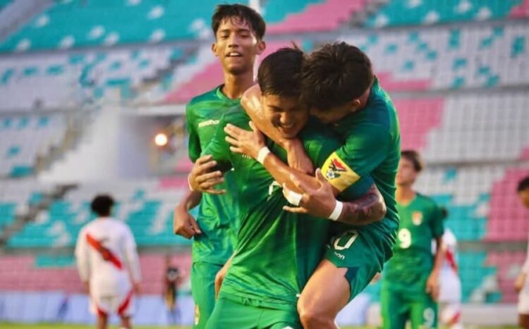 La Verde Sub-17 derrota 4-2 a Perú en el Tahuichi