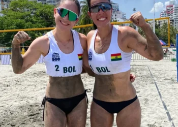 Chacón y Galindo a cuartos de final del Sudamericano de Voleibol Playa