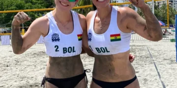 Chacón y Galindo a cuartos de final del Sudamericano de Voleibol Playa