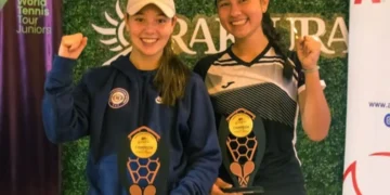 Boliviana Sumoya es campeona de dobles en torneo paraguayo