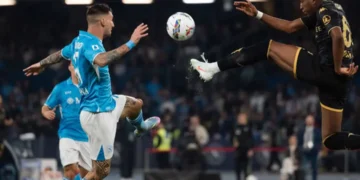 Napoli no pasa del empate ante el Genoa y el Inter se coloca a un punto