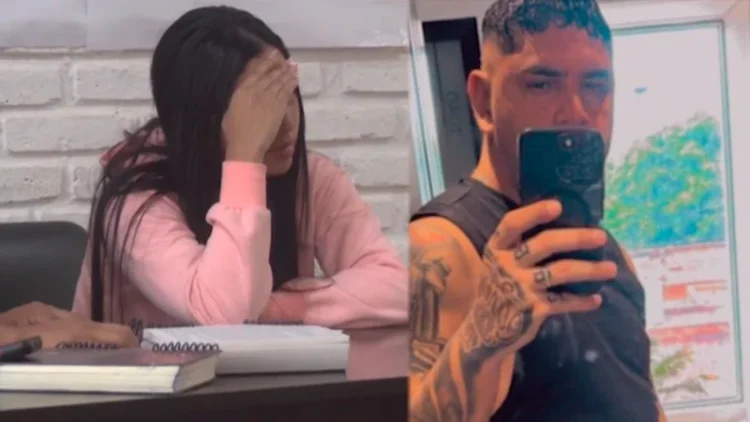 La mujer enviada a la cárcel y la víctima/ RRSS