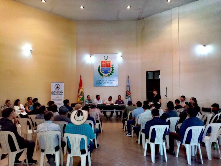 Este viernes se realizó la Asamblea de Cochabambinidad.