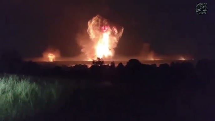 Bombardeo de arsenales rusos