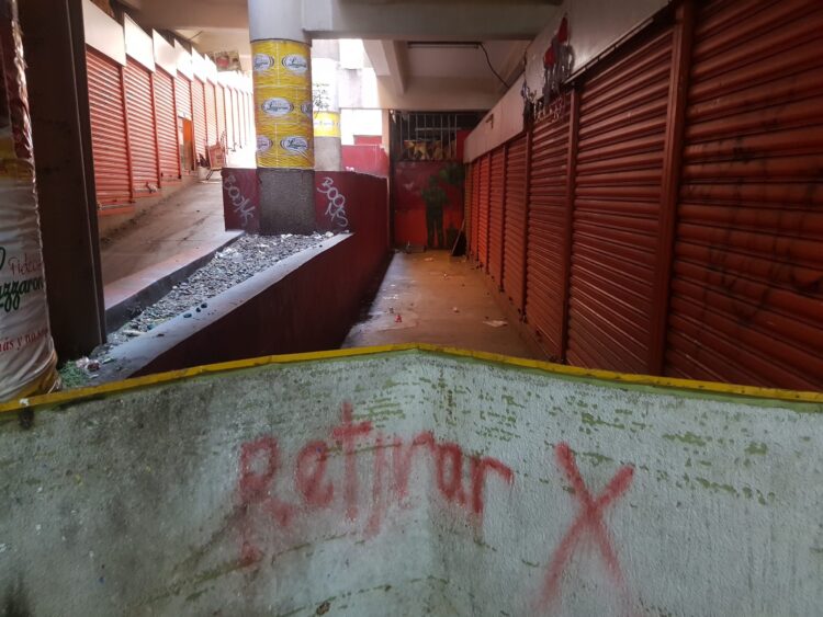 El Mercado Lanza se convirtió en un espacio inseguro y desolado.