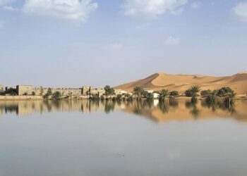 El desierto del Sahara se inundó