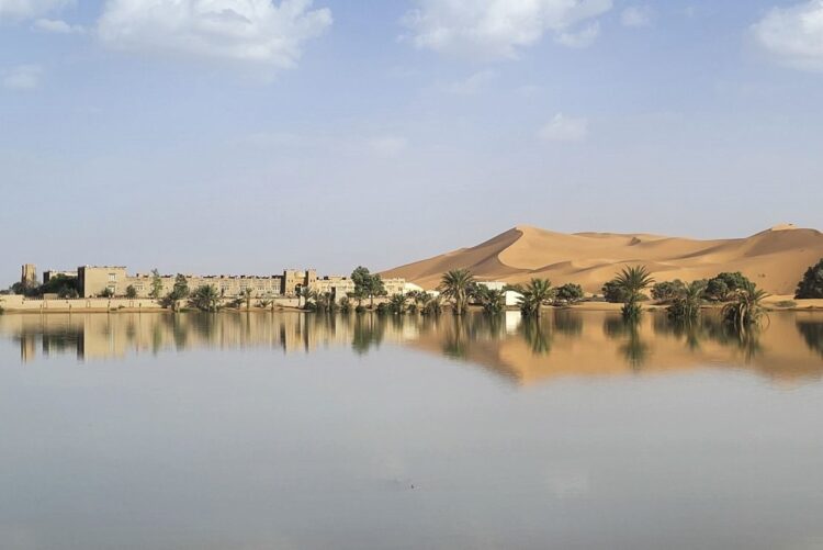 El desierto del Sahara se inundó