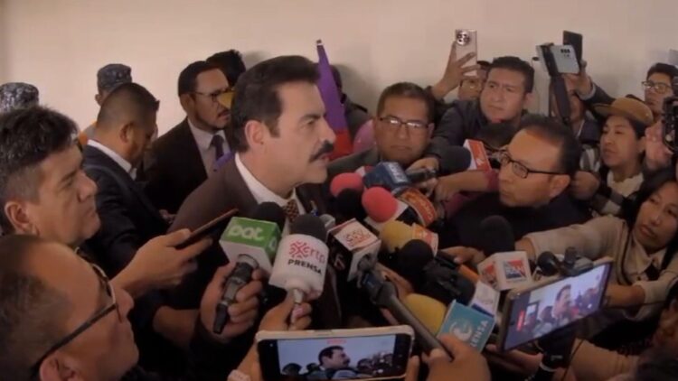 El alcalde de Cochabamba, Manfred Reyes Villa.