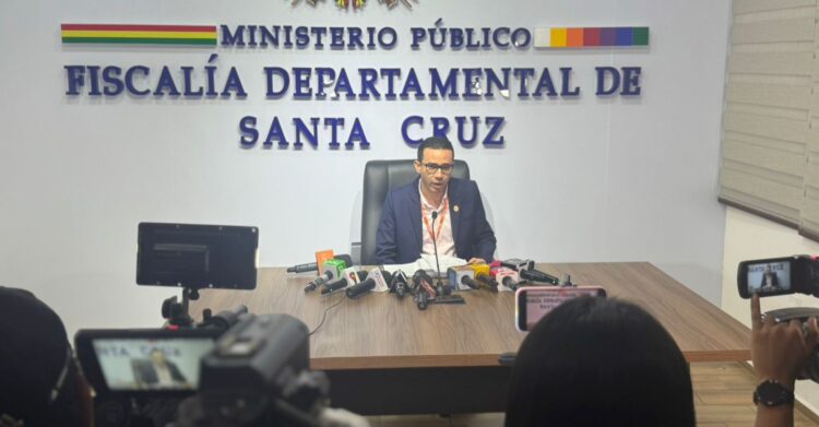 El fiscal departamental de Santa Cruz. Alberto Zeballos.