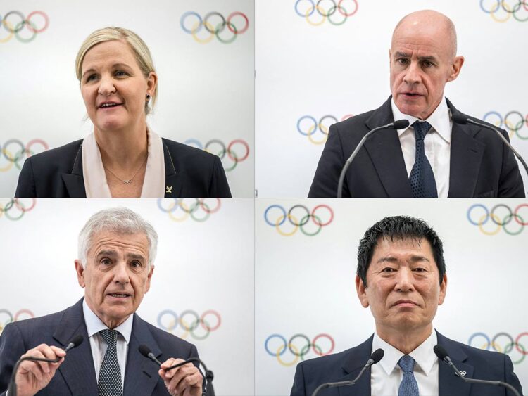 Los candidatos a la presidencia del COI presentan sus proyectos