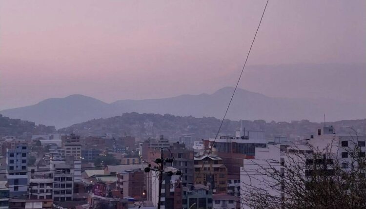 Rige alerta naranja en Cochabamba por la contaminación del aire.