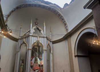 El techo colapsó por las lluvias