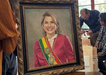 La Casa de la Libertad prevé incluir el retrato de Jeanine Áñez en la galería presidencial.