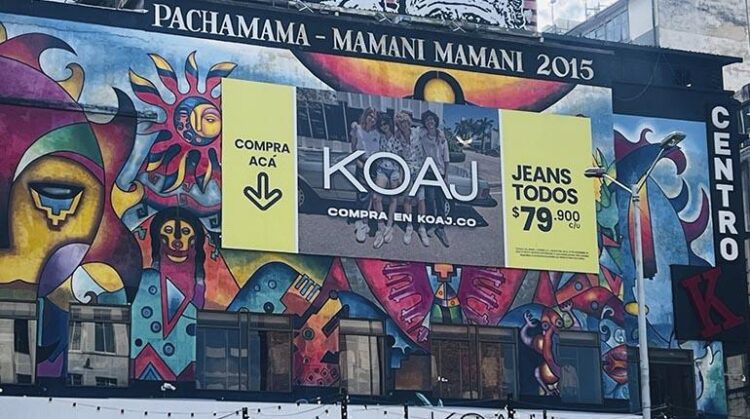 Mural de Mamani Mamani en Bogotá es un ‘patrimonio cultural’