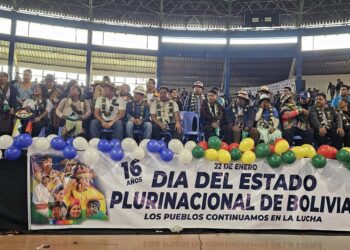 Sin Evo Morales, el evismo festeja el Día del Estado Plurinacional en Cochabamba