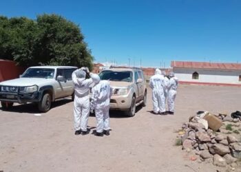 El vehículo de la víctima fue llevado a Oruro