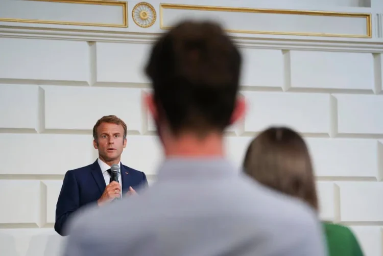 Macron habló sobre el conflicto en Gaza/ RRSS Emmanuel Macron